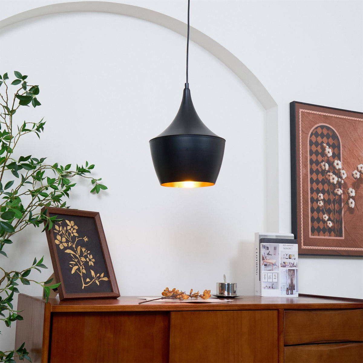 Modern Metal Pendant Light Luxury Dining Room Lighting Fixture