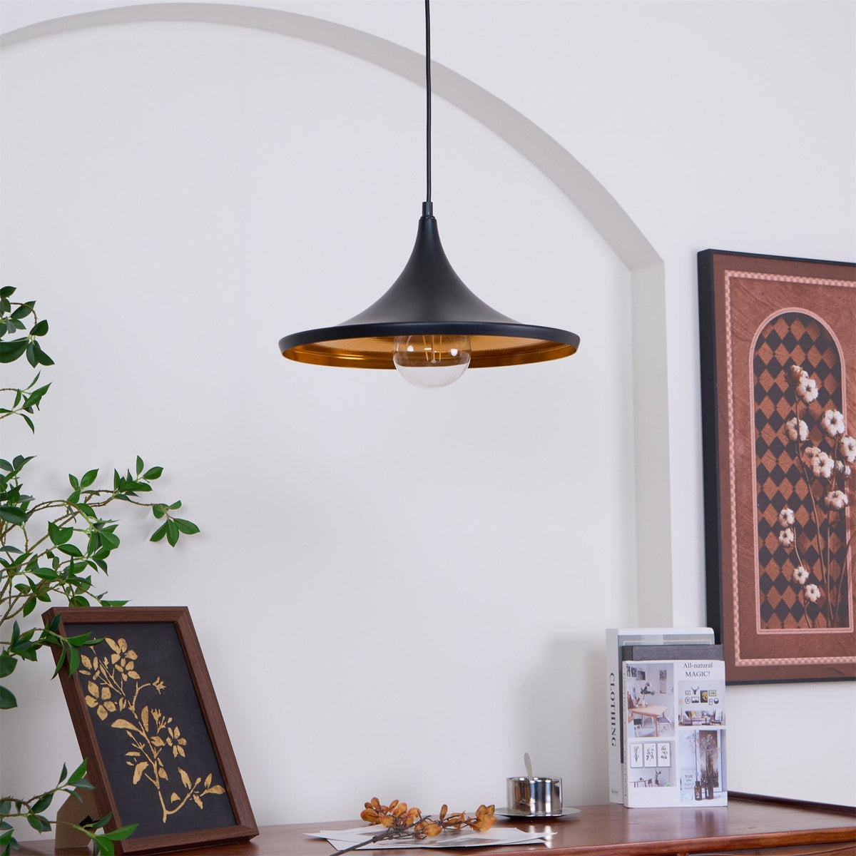 Modern Metal Pendant Light Luxury Dining Room Lighting Fixture