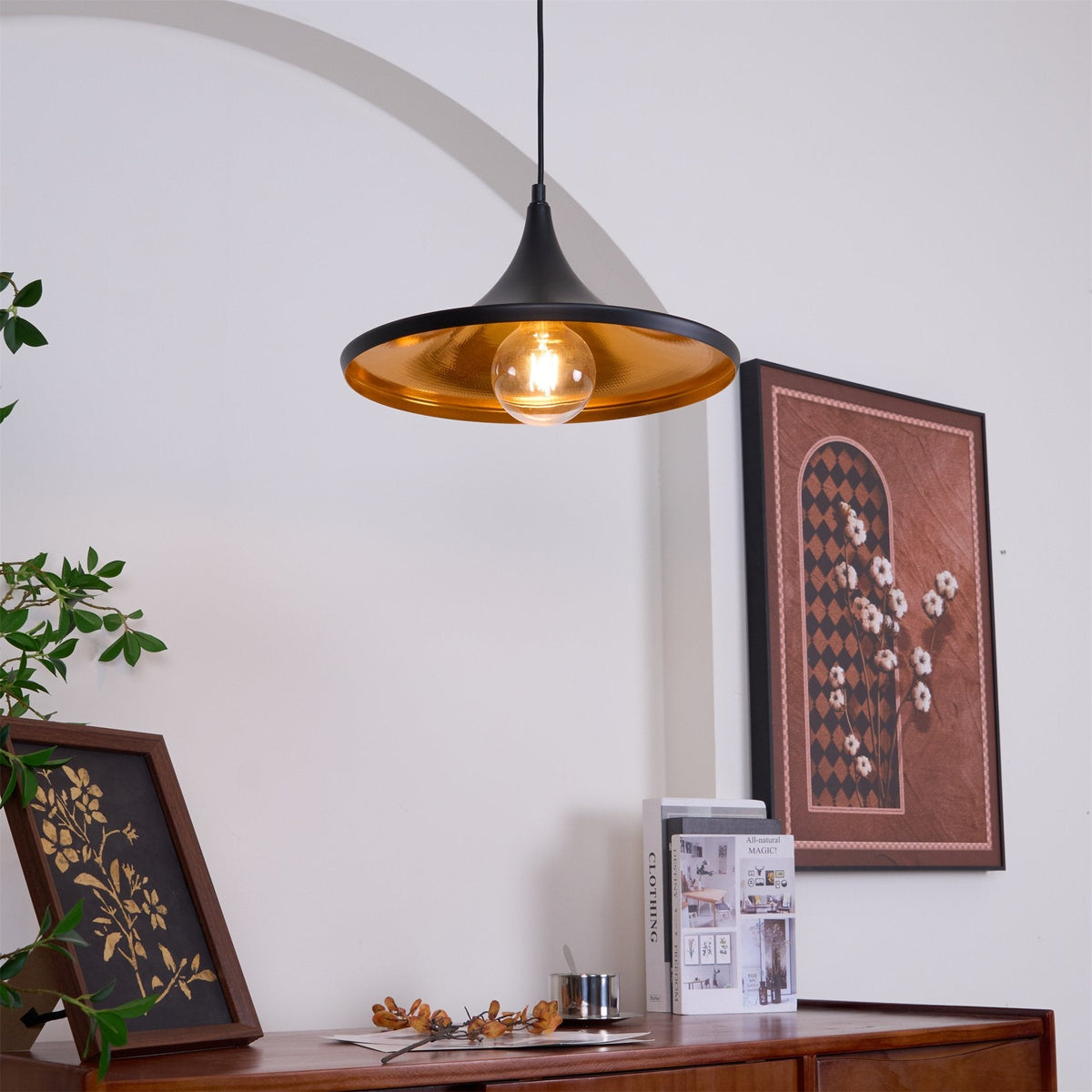 Modern Metal Pendant Light Luxury Dining Room Lighting Fixture
