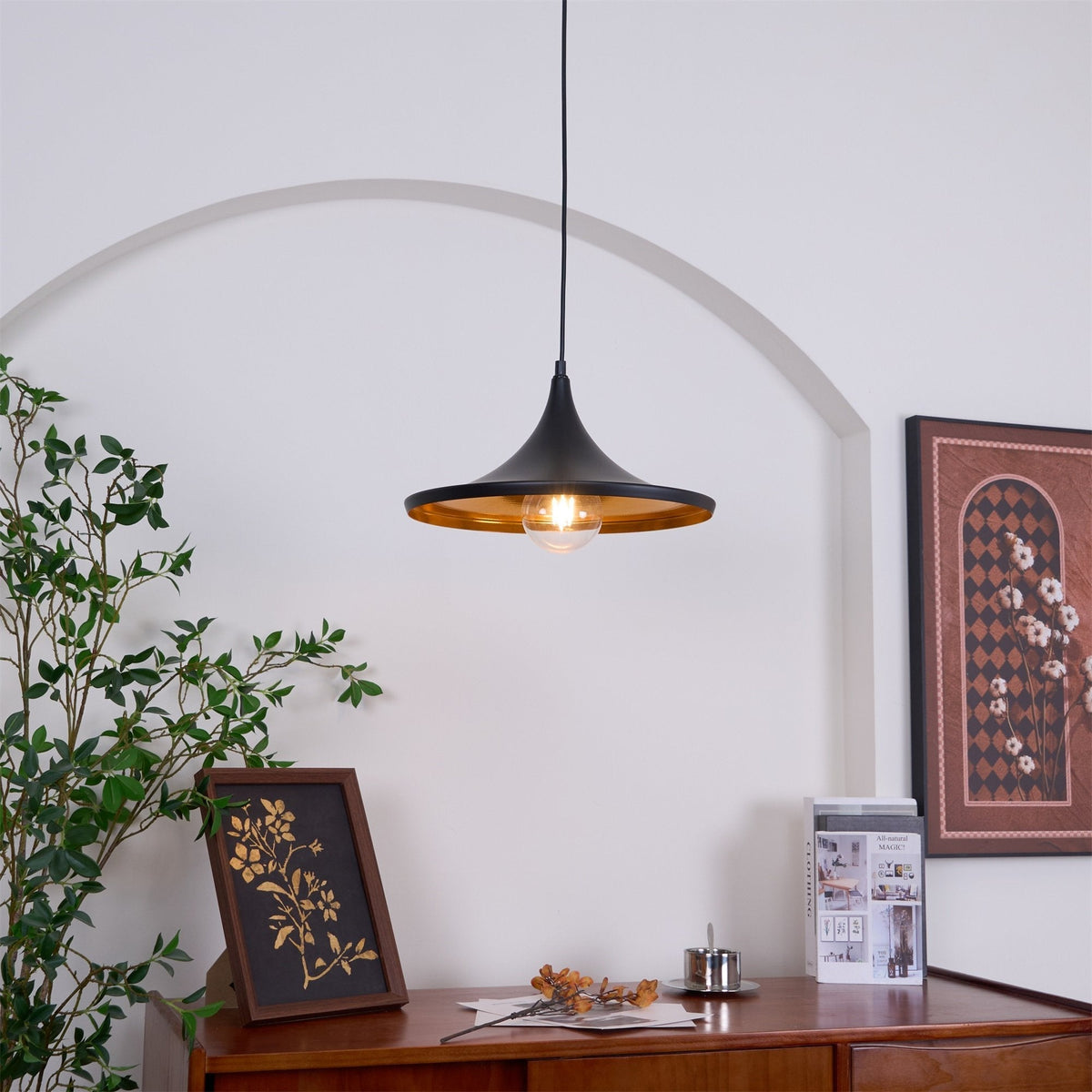 Modern Metal Pendant Light Luxury Dining Room Lighting Fixture