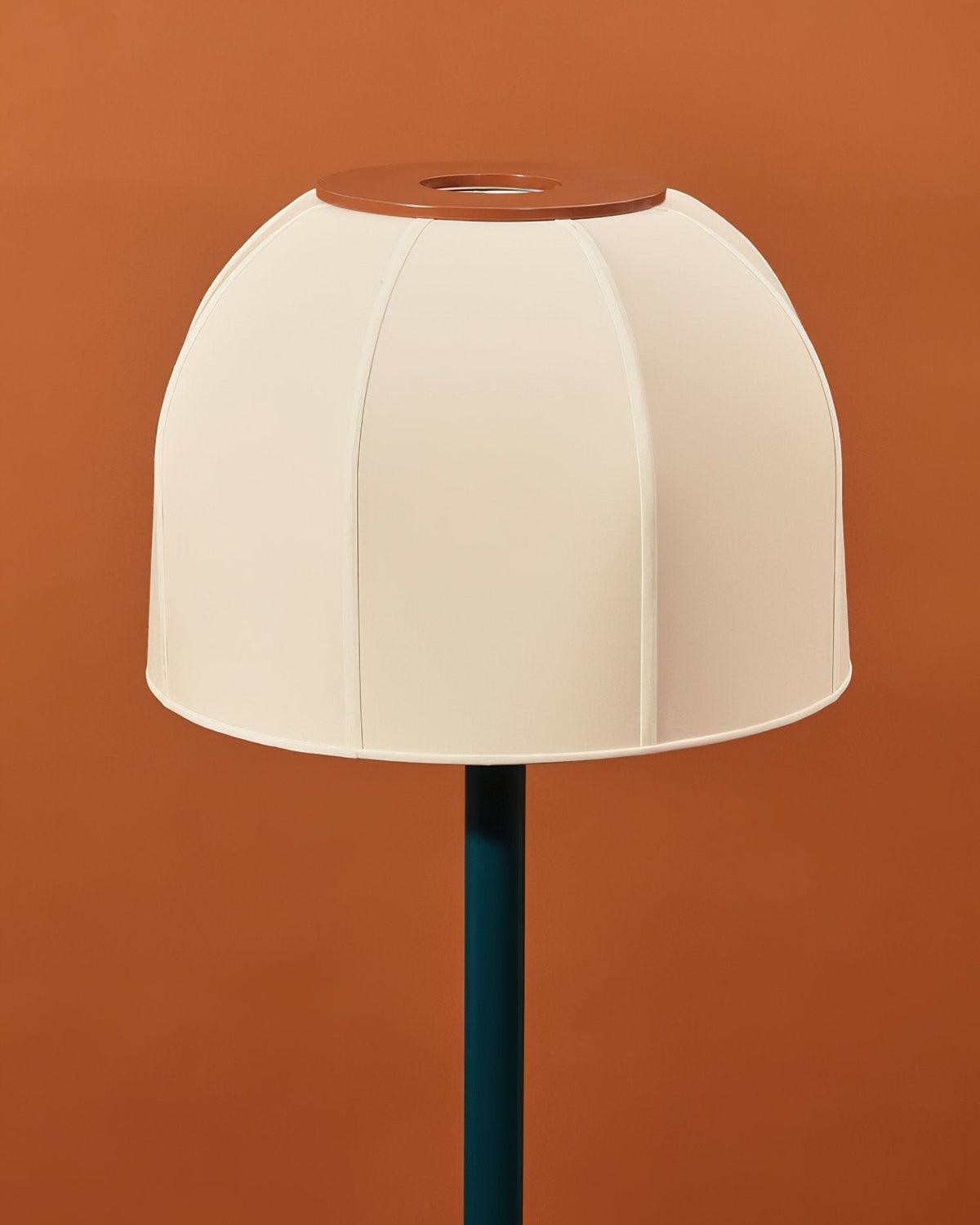 Big Bell Floor Lamp – Modern Luxury Fabric Lampshade, 1980s Style, Living Room & Bedroom
