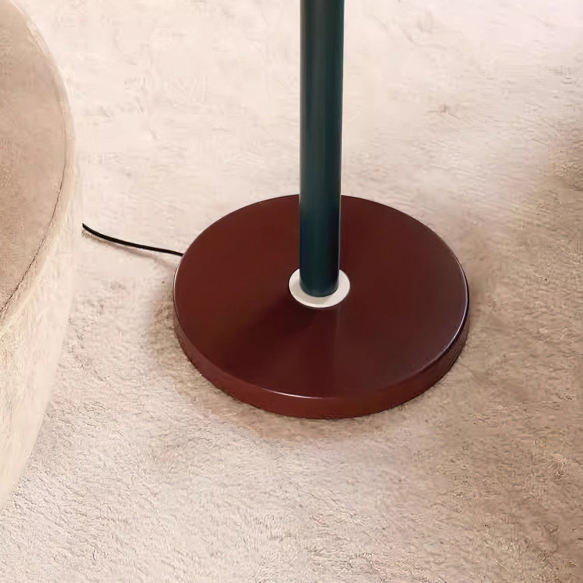 Big Bell Floor Lamp – Modern Luxury Fabric Lampshade, 1980s Style, Living Room & Bedroom