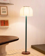 Big Bell Floor Lamp – Modern Luxury Fabric Lampshade, 1980s Style, Living Room & Bedroom
