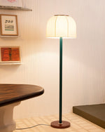 Big Bell Floor Lamp – Modern Luxury Fabric Lampshade, 1980s Style, Living Room & Bedroom