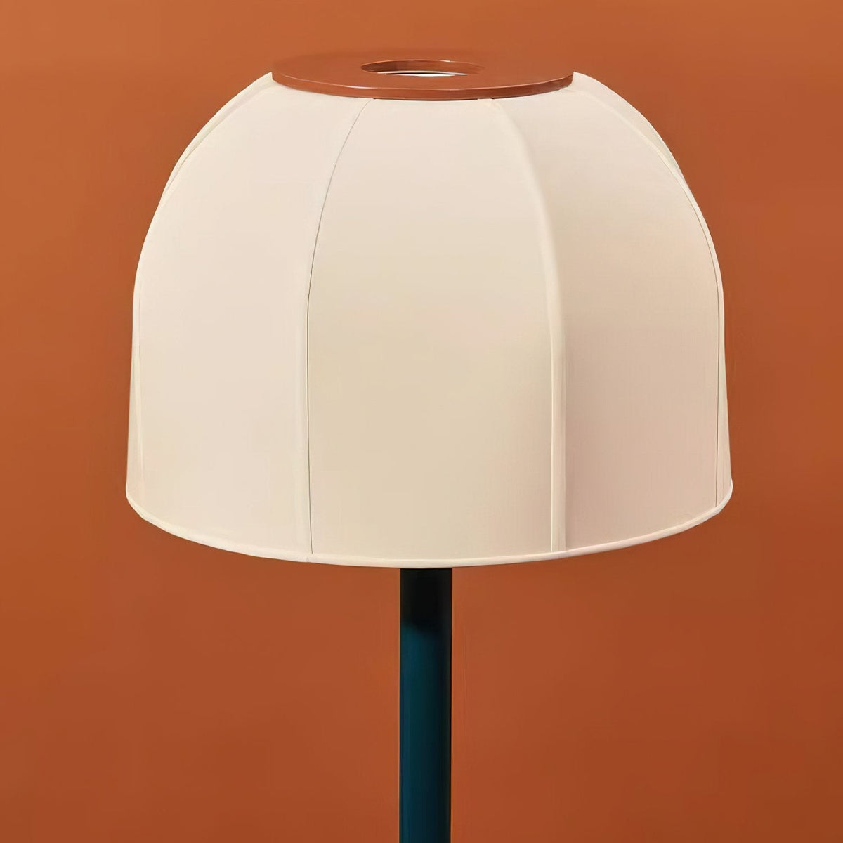 Big Bell Floor Lamp – Modern Luxury Fabric Lampshade, 1980s Style, Living Room & Bedroom
