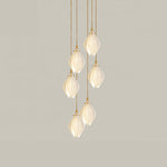Ceramic Flower Pendant Light