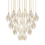 Ceramic Flower Pendant Light