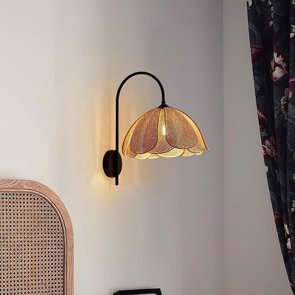 bloom-rattan-wall-lamp