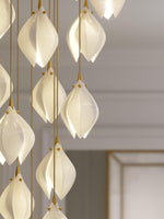 Ceramic Flower Pendant Light