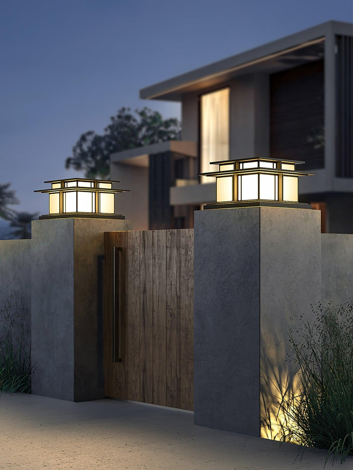 Boilyn Solar Outdoor Pillar Light