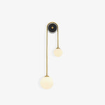 Brass Arc Wall Light