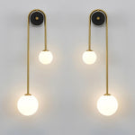 Brass Arc Wall Light