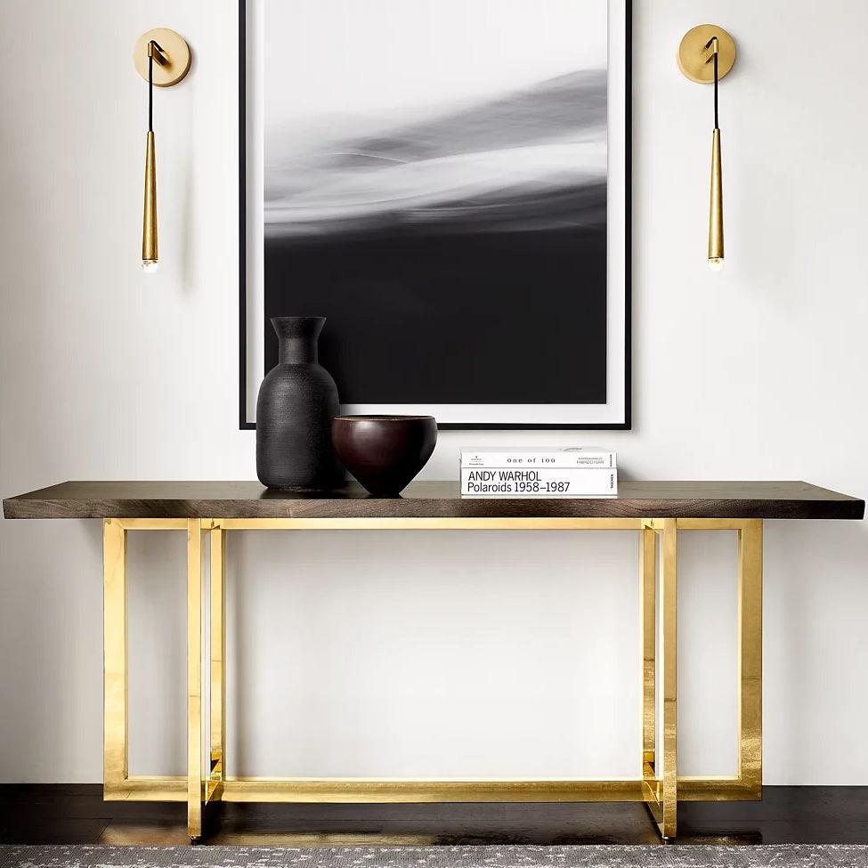 brass-cone-wall-lamp