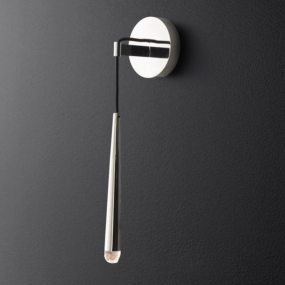 brass-cone-wall-lamp