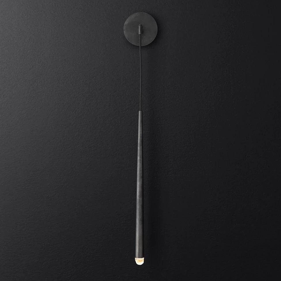 brass-cone-wall-lamp