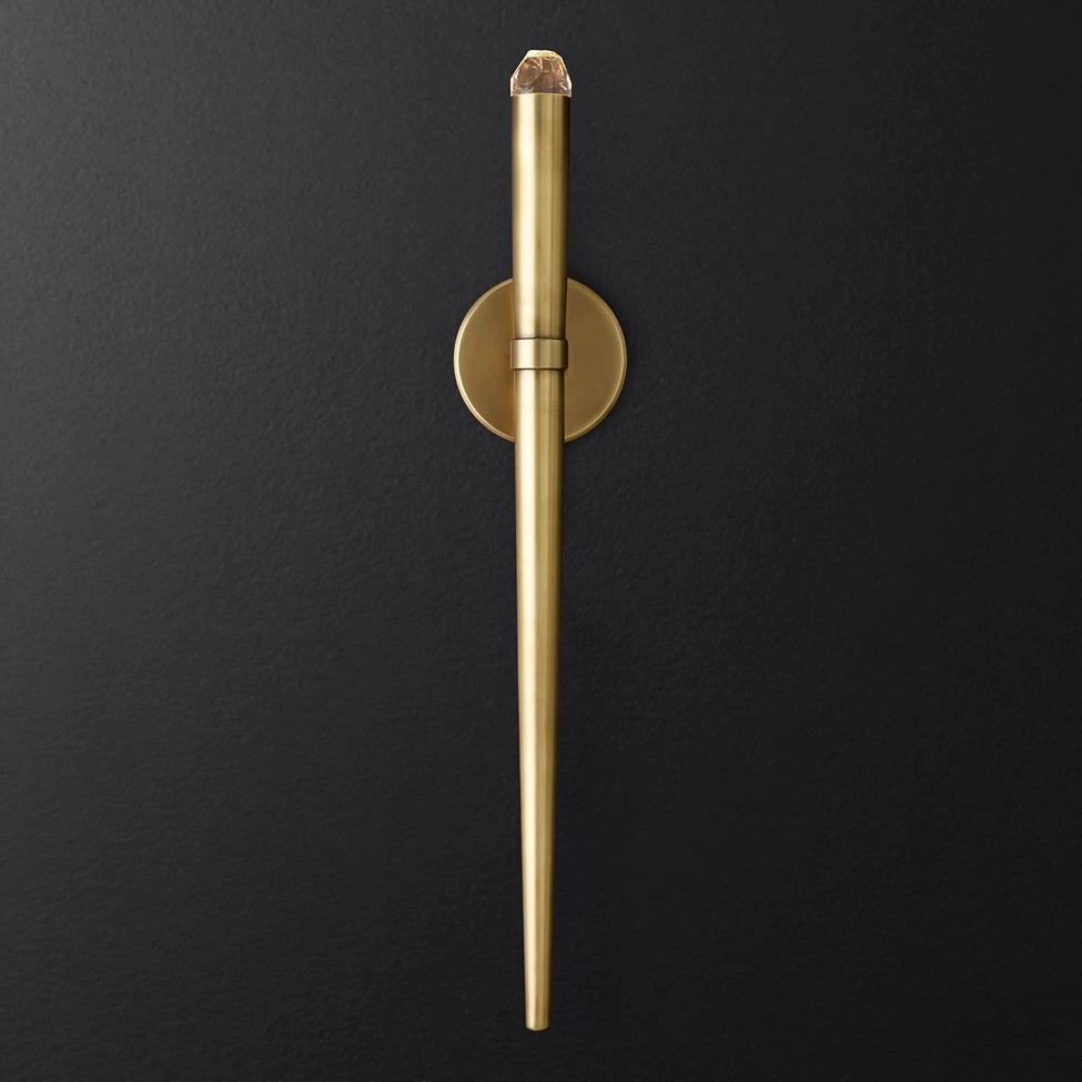 brass-cone-wall-lamp