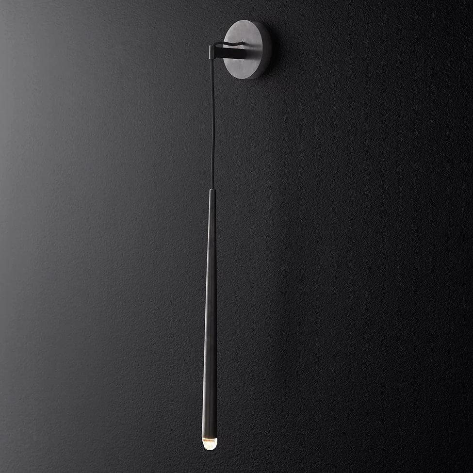brass-cone-wall-lamp
