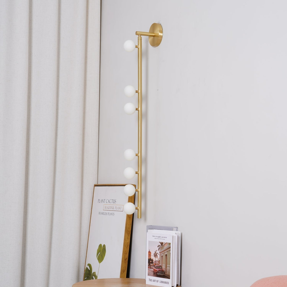 Brass Tube Wall Lamp