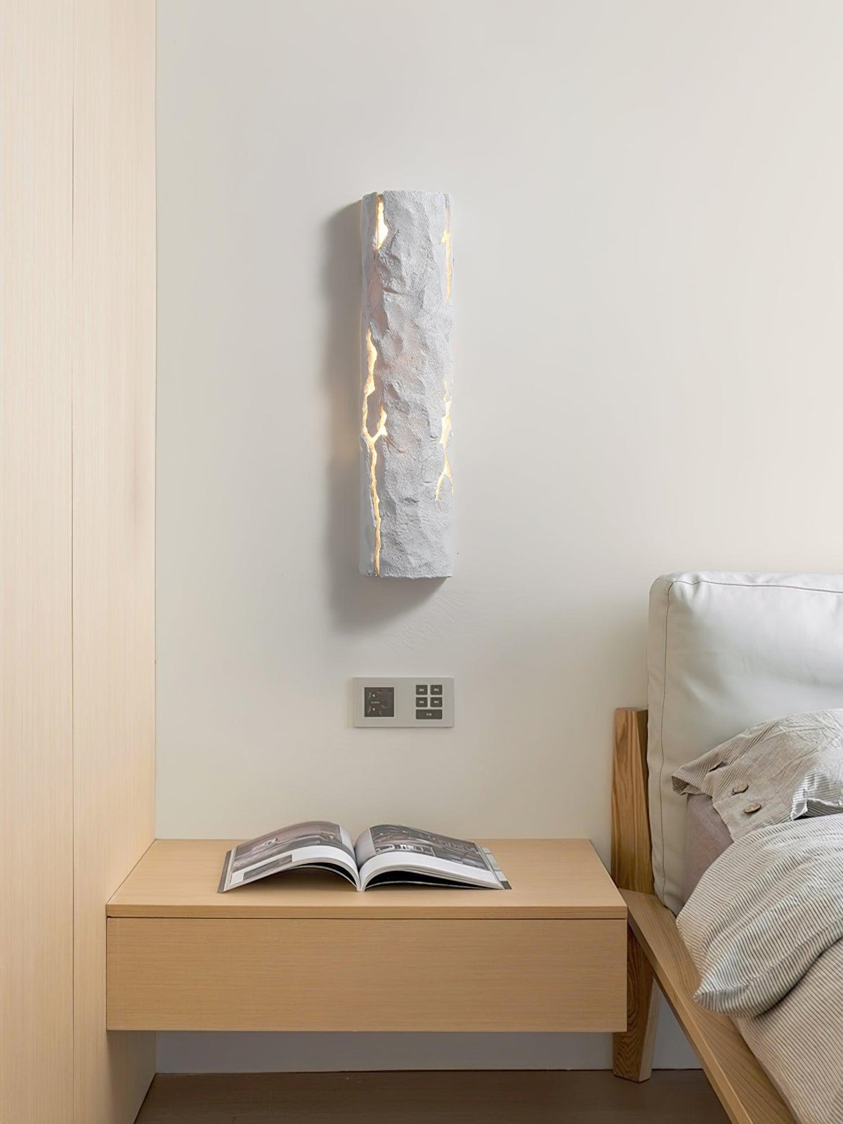 Broken Bark Wall Light