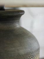 Carved Ceramic Table Lamp for Living Room | Handcrafted Luxury Lighting