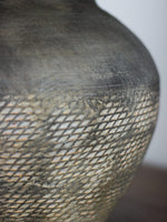 Carved Ceramic Table Lamp for Living Room | Handcrafted Luxury Lighting