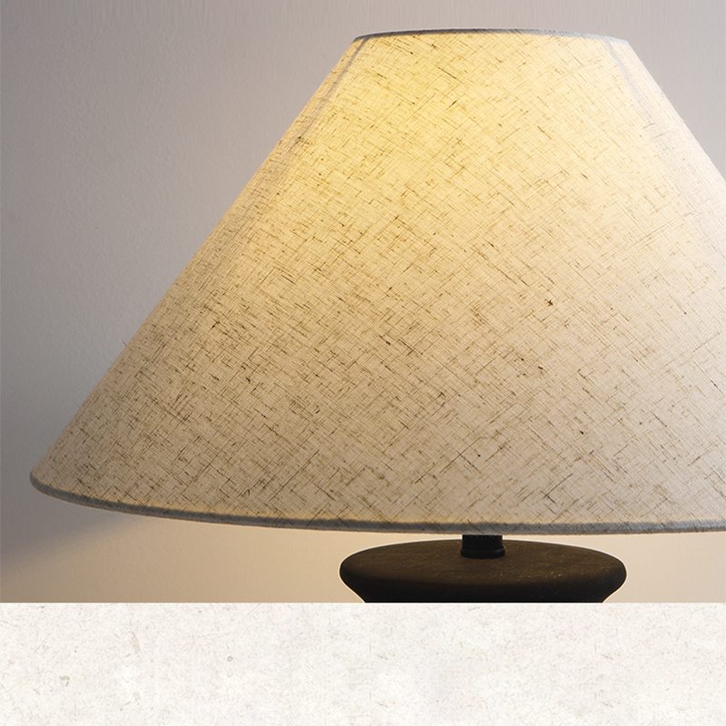 Carved Ceramic Table Lamp for Living Room | Handcrafted Luxury Lighting