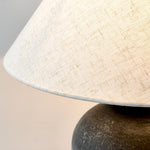 Carved Ceramic Table Lamp for Living Room | Handcrafted Luxury Lighting