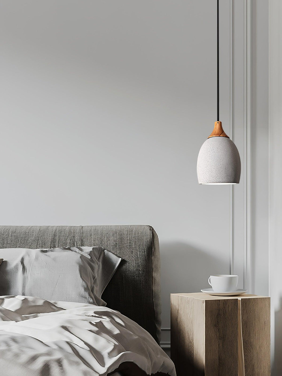 cement-solid-wood-pendant-light
