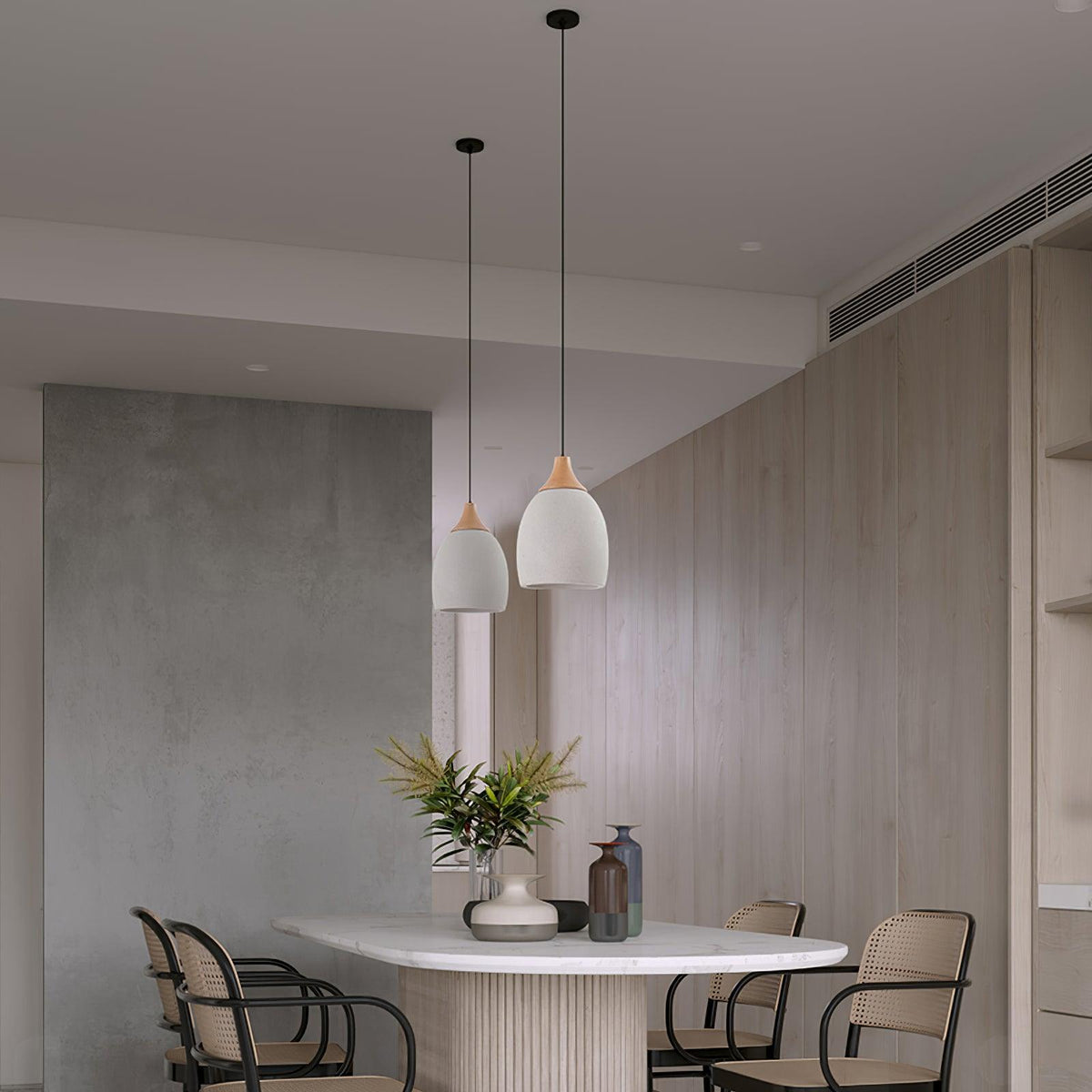 cement-solid-wood-pendant-light