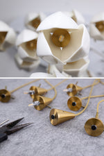Ceramic Flower Pendant Light