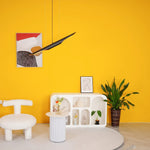 Modern Matte Black Gold Pendant Light Adjustable Luxury Hanging Lamp