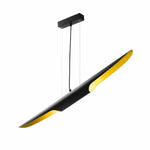 Modern Matte Black Gold Pendant Light Adjustable Luxury Hanging Lamp