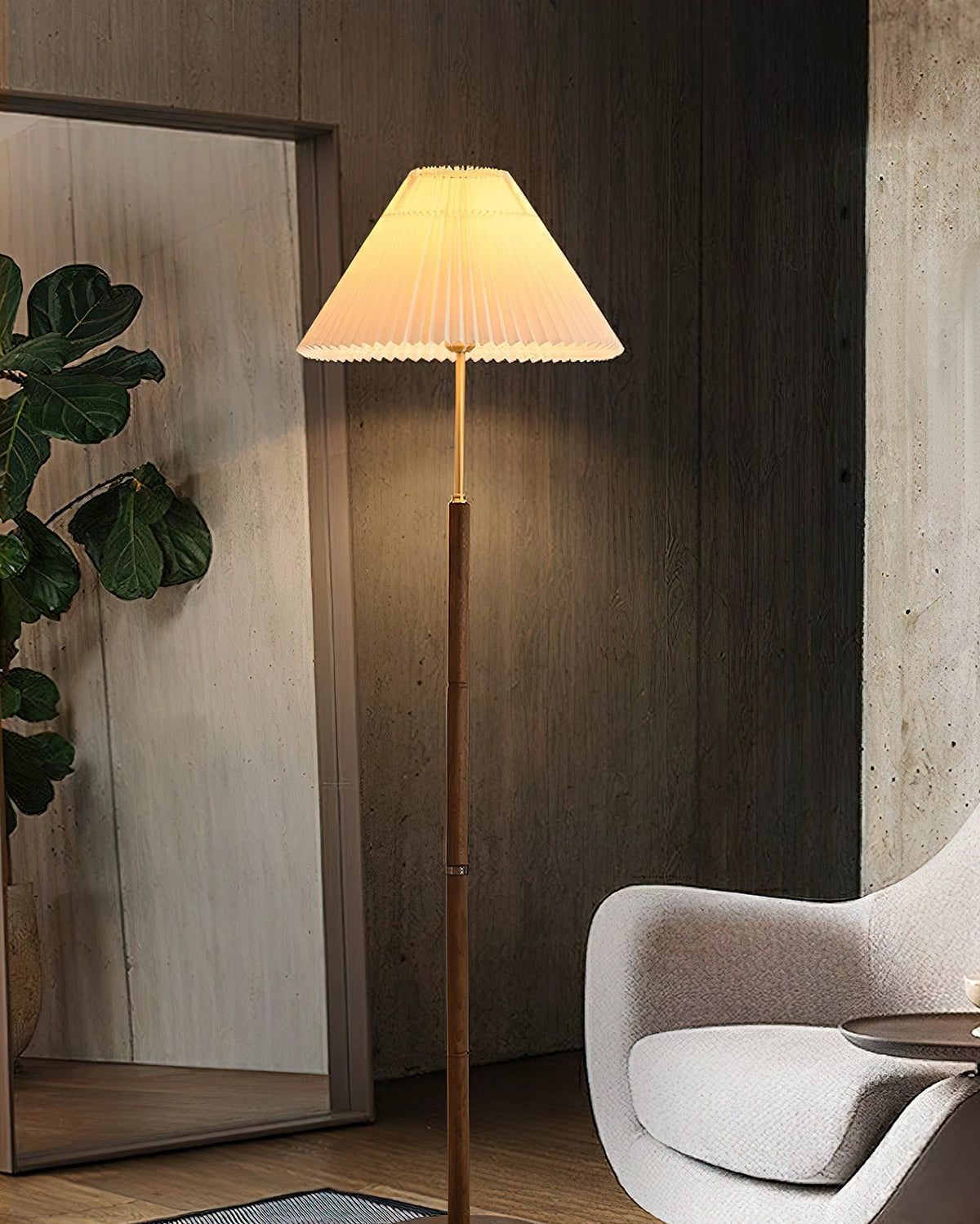 cone-pleated-floor-lamp