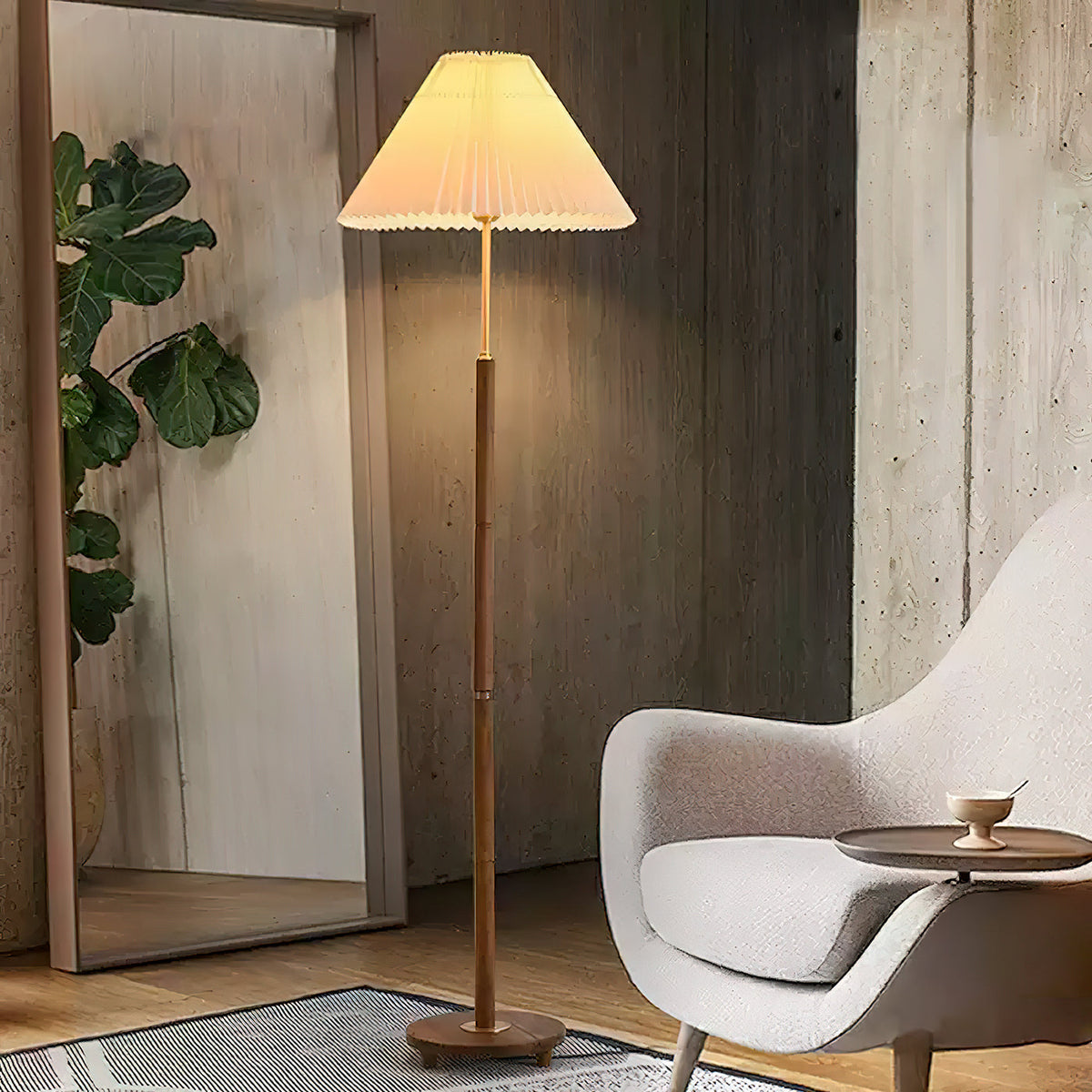 cone-pleated-floor-lamp