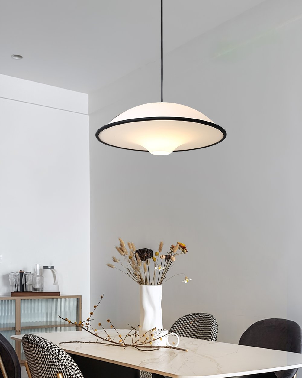 Cosmos UFO Pendant Light, Modern Minimalist LED Ceiling Lamp for Dining Room, Living Room, Bedroom