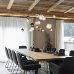 Luxury Crystal Star Pendant Light | Modern Ceiling Fixture for Dining Room & Living Room