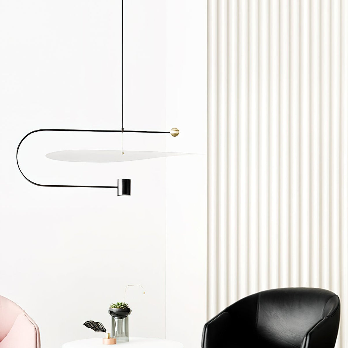 Dilano Modern LED Pendant Light Nordic Minimalist Chandelier for Dining Room & Living Room