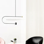 Dilano Modern LED Pendant Light Nordic Minimalist Chandelier for Dining Room & Living Room