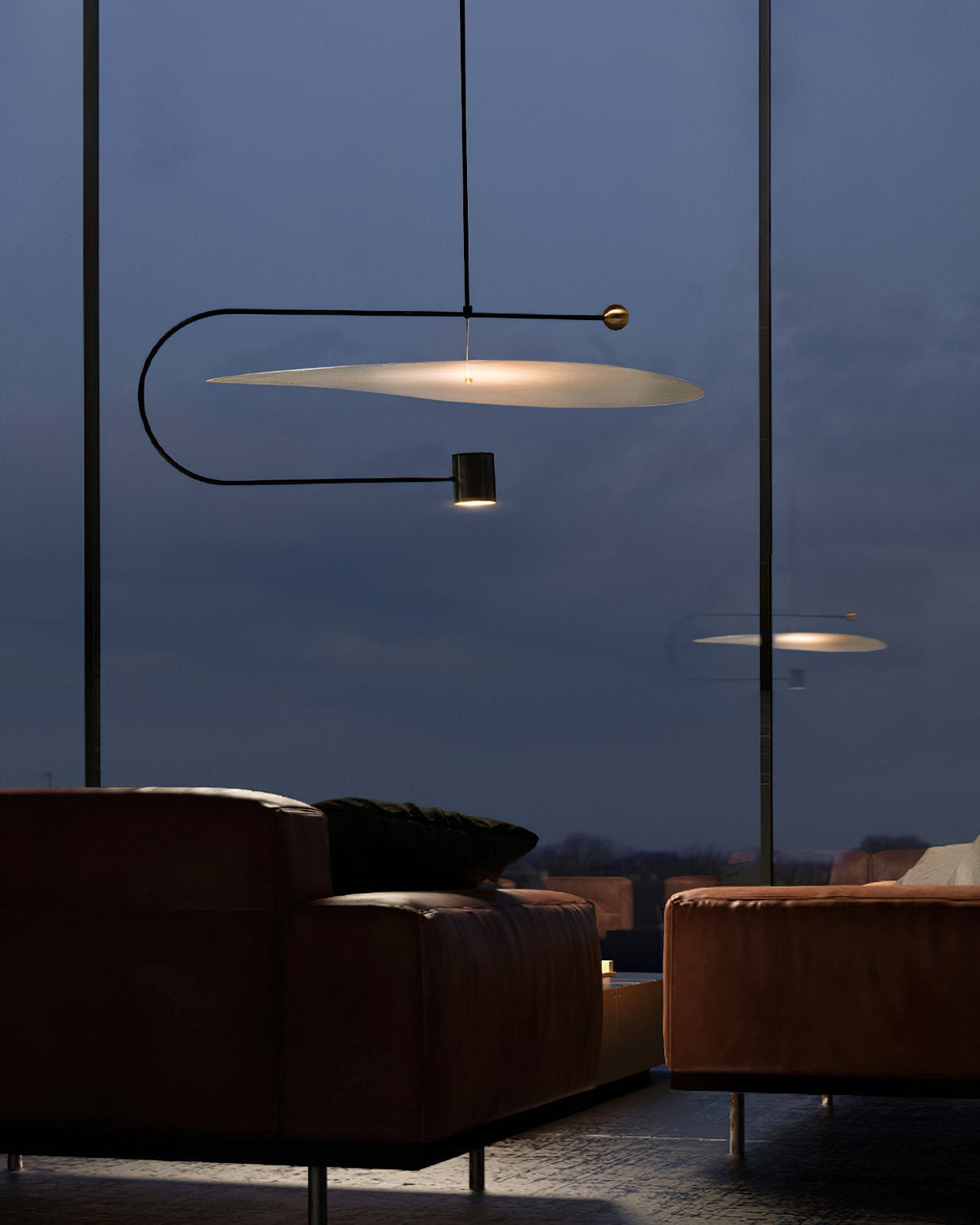 Dilano Modern LED Pendant Light Nordic Minimalist Chandelier for Dining Room & Living Room
