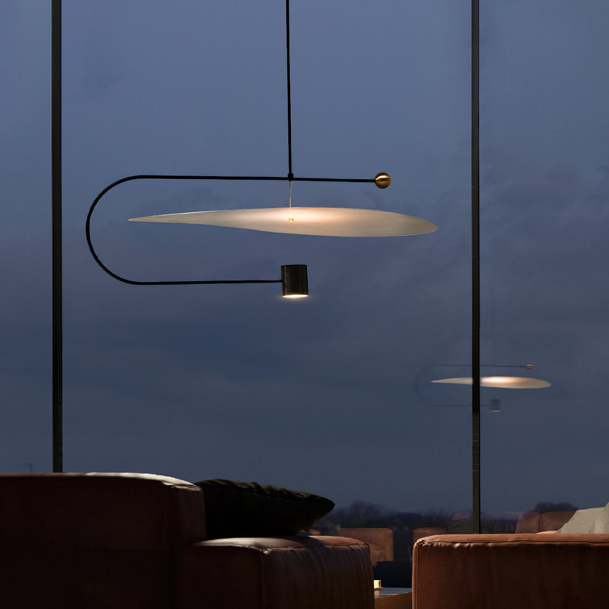 Dilano Modern LED Pendant Light Nordic Minimalist Chandelier for Dining Room & Living Room