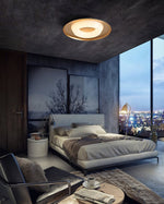 Modern LED Ceiling Light Flush Mount Donut Chandelier for Living Room Bedroom