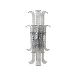Elegant Murano Leaf Shape Glass Wall Sconce