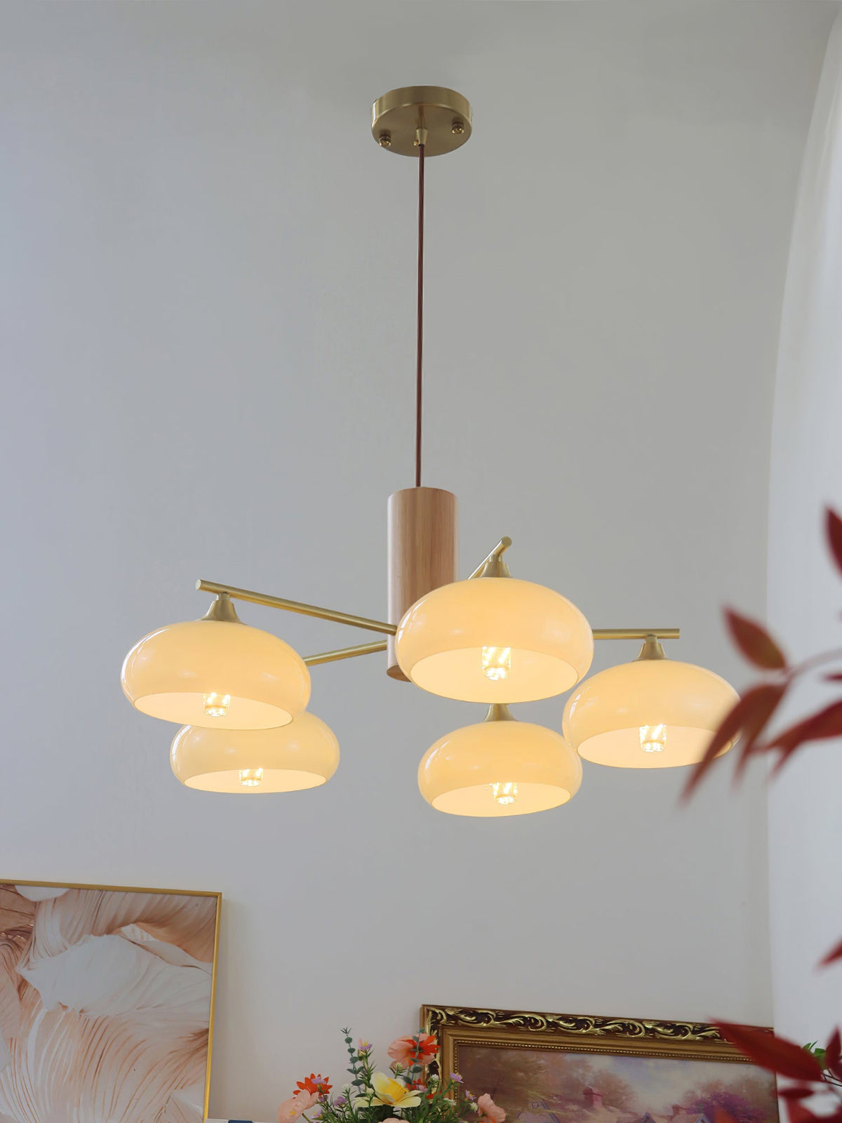 elliptical-persimmon-chandelier