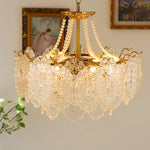 embossed-pearls-crystal-chandelier