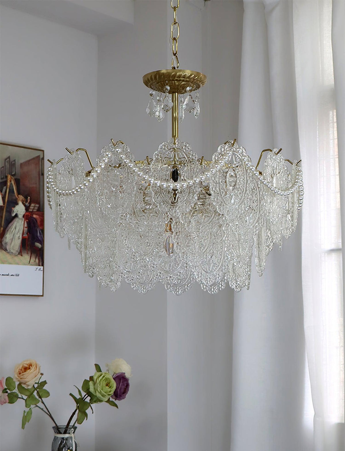 embossed-pearls-crystal-chandelier