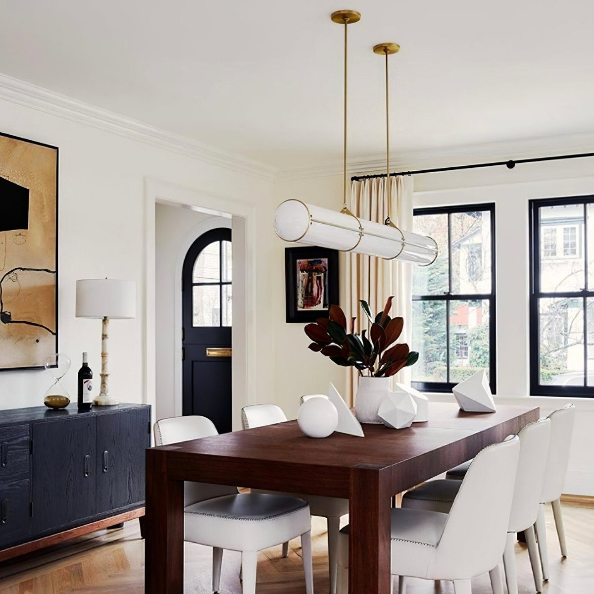 Cylindrical Endless Pendant Light