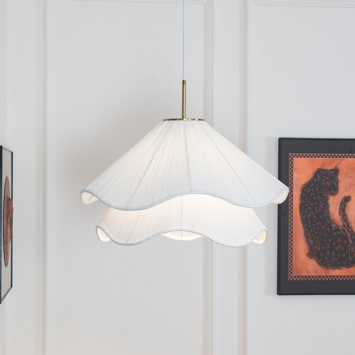 Ethereal Bloom Plug In Pendant Light