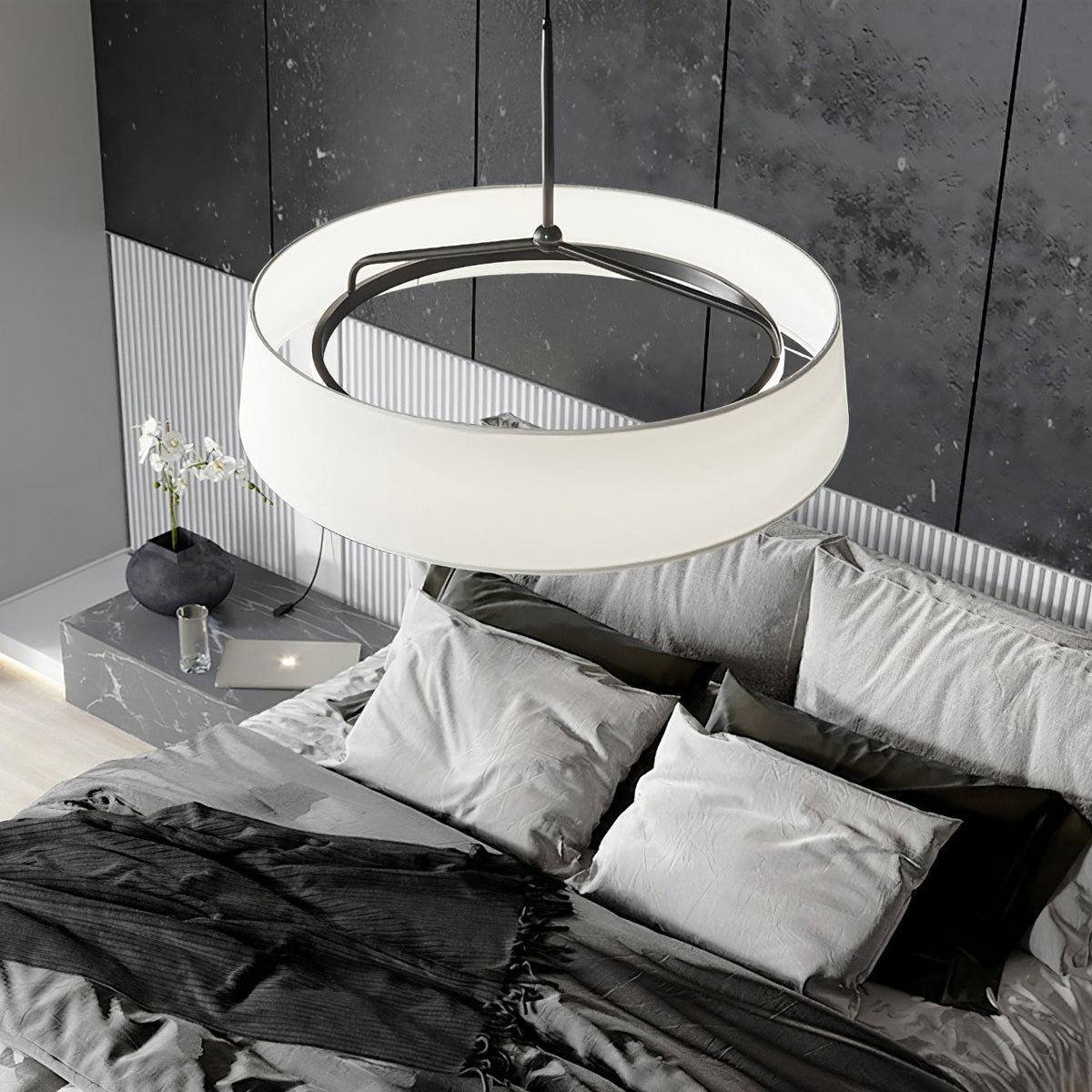 Exos Copper LED Pendant Light Modern Dining Room Fixture