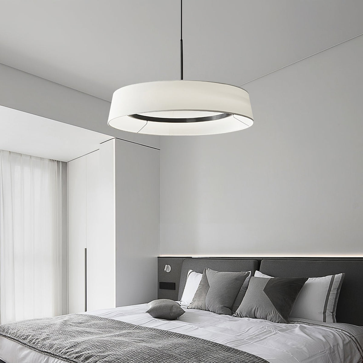 Exos Copper LED Pendant Light Modern Dining Room Fixture