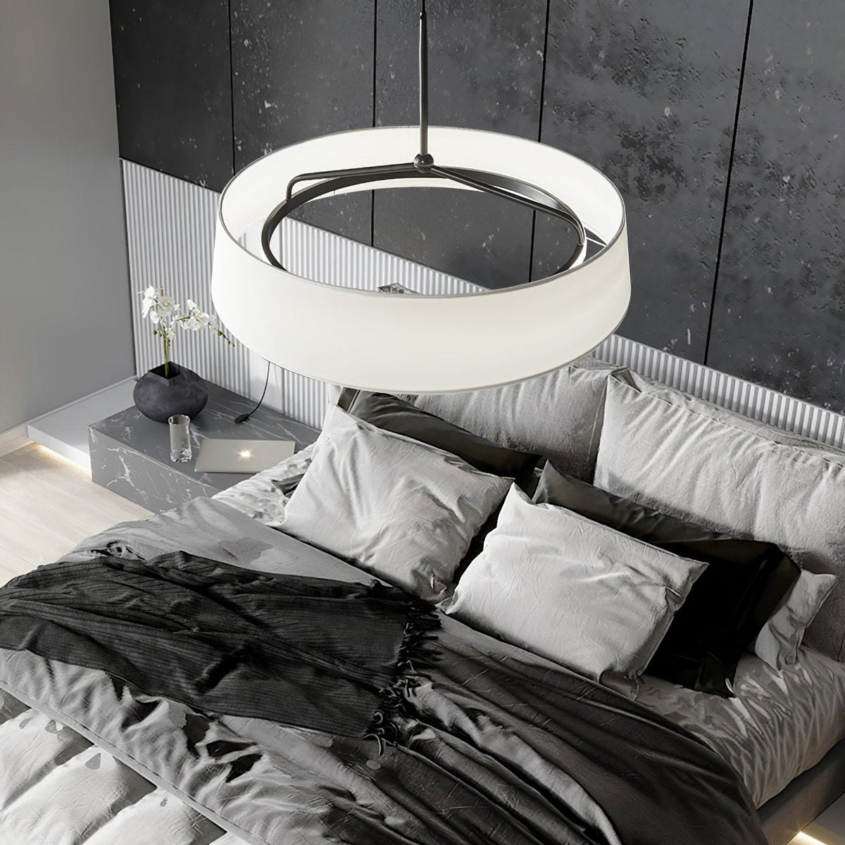 Exos Copper LED Pendant Light Modern Dining Room Fixture